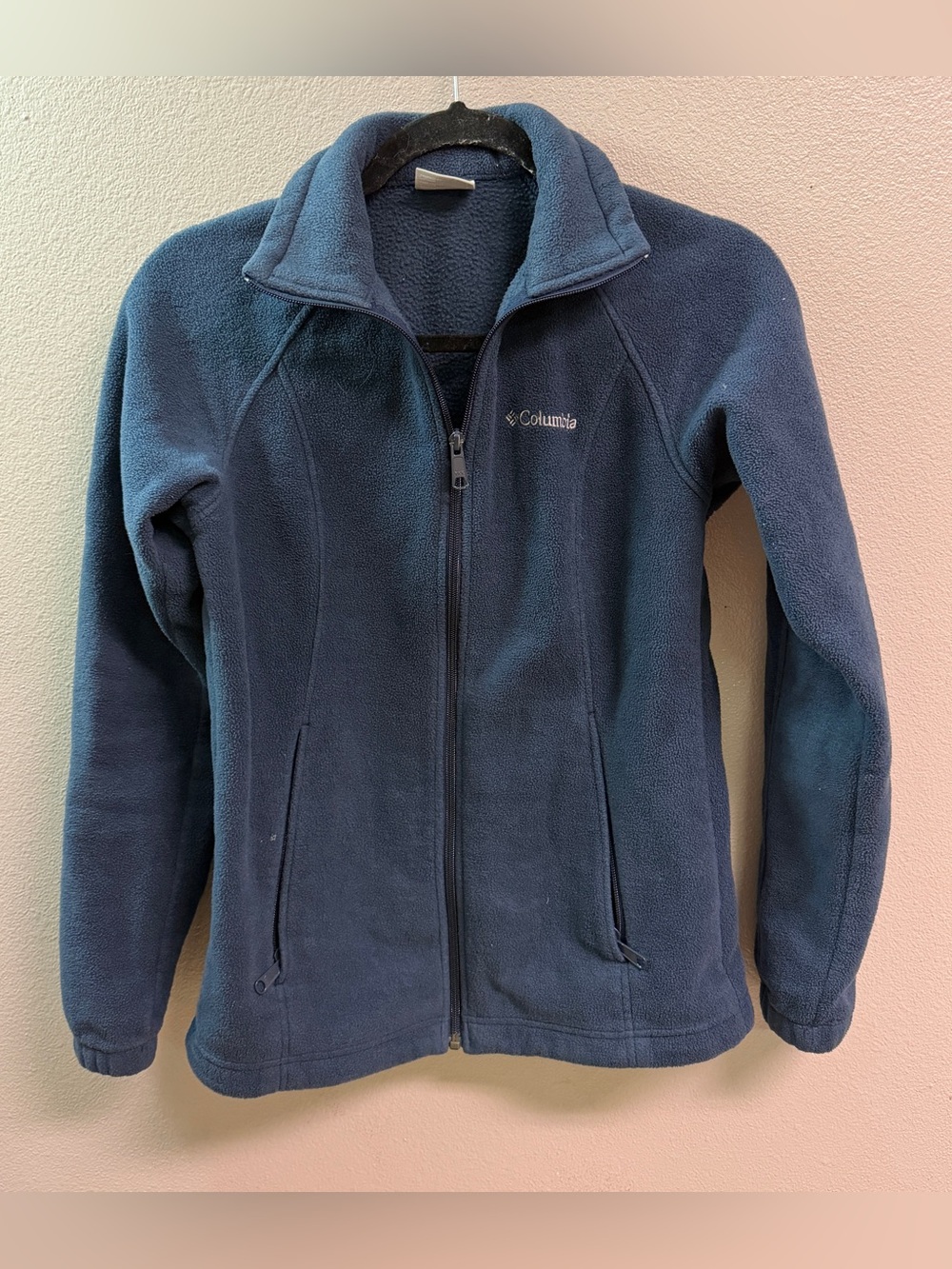 Columbia Women's Small Navy Full-Zip Fleece Jacket